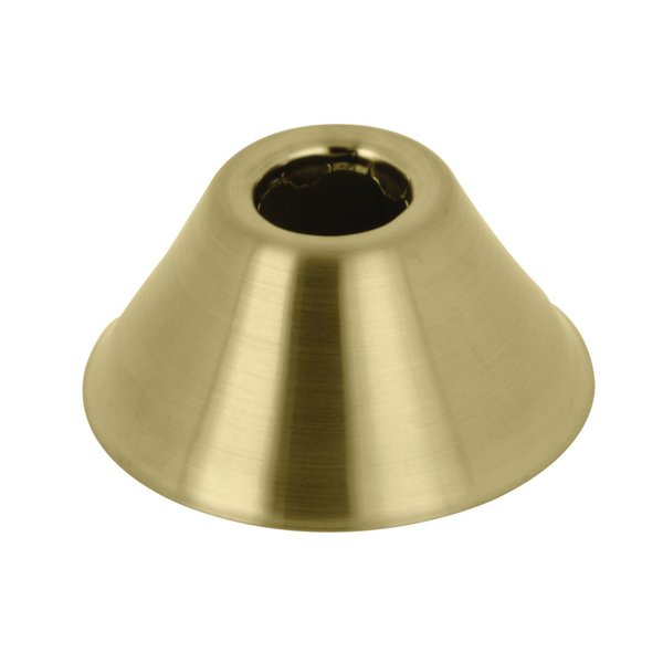Kingston Brass FLBELL11167 11/16-Inch OD Comp Bell Flange, Brushed Brass FLBELL11167